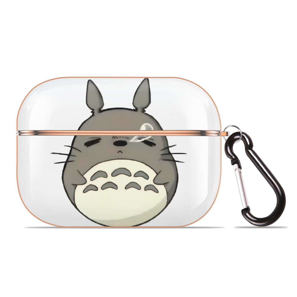 となりのトトロ 草壁メイ 草壁サツキ My Neighbor Totoro Satsuki Kusakabe Mei Kusakabe 【AirPods Pro用】ハードシェル保護ケース｜耐衝撃・防指紋・カラビナ付き商品仕様