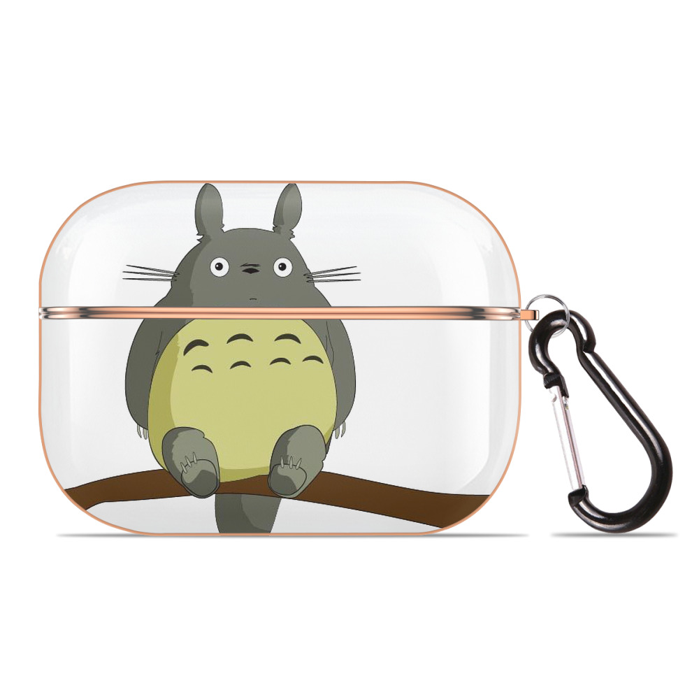 となりのトトロ 草壁メイ 草壁サツキ My Neighbor Totoro Satsuki Kusakabe Mei Kusakabe 【AirPods Pro用】ハードシェル保護ケース｜耐衝撃・防指紋・カラビナ付き商品仕様