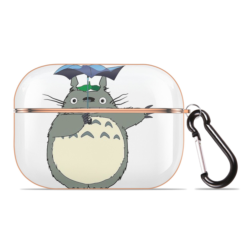 となりのトトロ 草壁メイ 草壁サツキ My Neighbor Totoro Satsuki Kusakabe Mei Kusakabe 【AirPods Pro用】ハードシェル保護ケース｜耐衝撃・防指紋・カラビナ付き商品仕様
