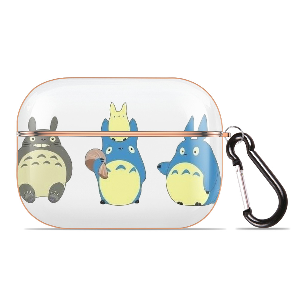 となりのトトロ 草壁メイ 草壁サツキ My Neighbor Totoro Satsuki Kusakabe Mei Kusakabe 【AirPods Pro用】ハードシェル保護ケース｜耐衝撃・防指紋・カラビナ付き商品仕様