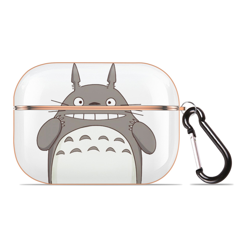 となりのトトロ 草壁メイ 草壁サツキ My Neighbor Totoro Satsuki Kusakabe Mei Kusakabe 【AirPods Pro用】ハードシェル保護ケース｜耐衝撃・防指紋・カラビナ付き商品仕様