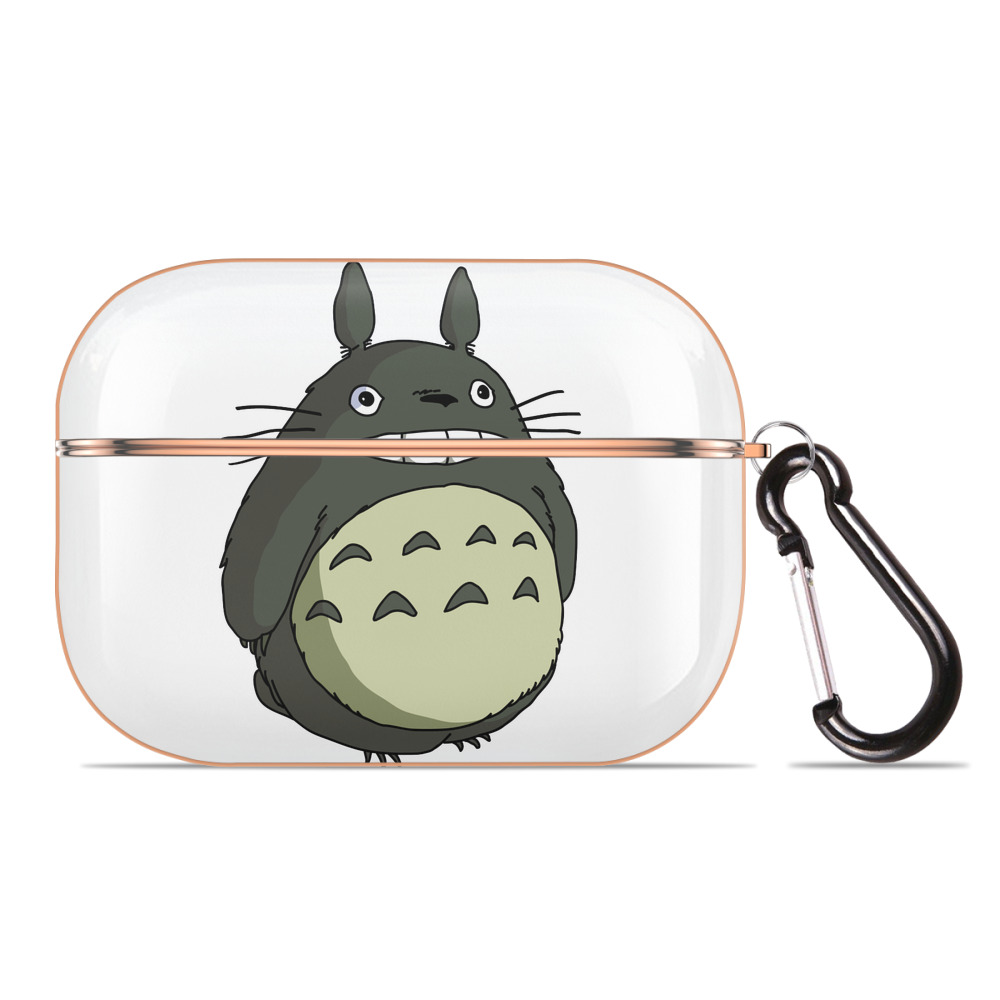 となりのトトロ 草壁メイ 草壁サツキ My Neighbor Totoro Satsuki Kusakabe Mei Kusakabe 【AirPods Pro用】ハードシェル保護ケース｜耐衝撃・防指紋・カラビナ付き商品仕様