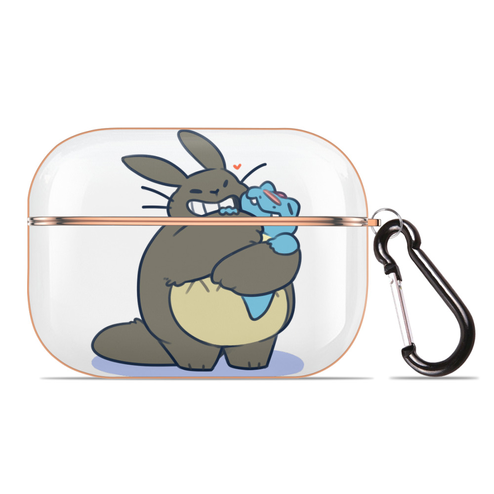 となりのトトロ 草壁メイ 草壁サツキ My Neighbor Totoro Satsuki Kusakabe Mei Kusakabe 【AirPods Pro用】ハードシェル保護ケース｜耐衝撃・防指紋・カラビナ付き商品仕様