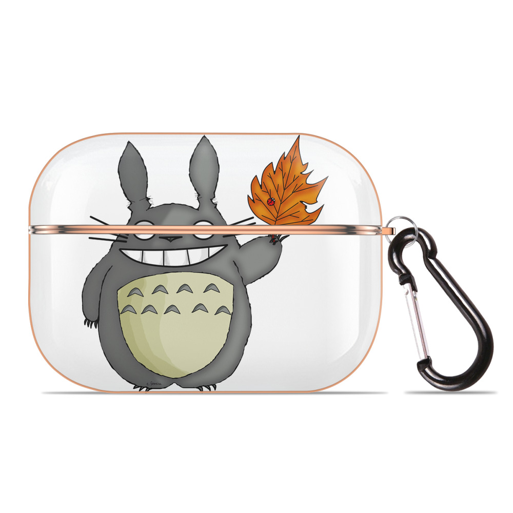 となりのトトロ 草壁メイ 草壁サツキ My Neighbor Totoro Satsuki Kusakabe Mei Kusakabe 【AirPods Pro用】ハードシェル保護ケース｜耐衝撃・防指紋・カラビナ付き商品仕様