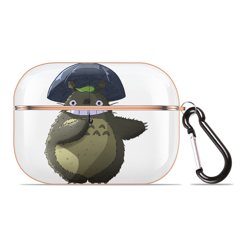 となりのトトロ 草壁メイ 草壁サツキ My Neighbor Totoro Satsuki Kusakabe Mei Kusakabe 【AirPods Pro用】ハードシェル保護ケース｜耐衝撃・防指紋・カラビナ付き商品仕様