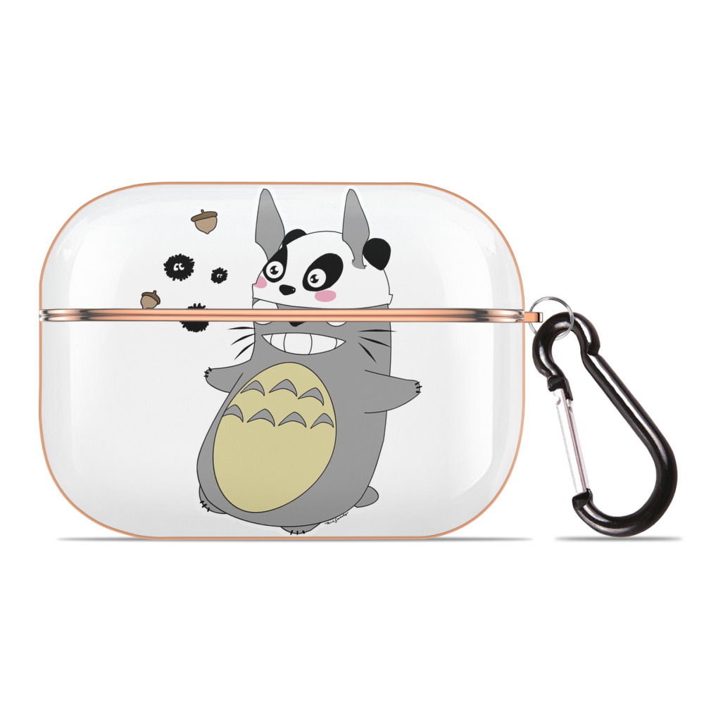 となりのトトロ 草壁メイ 草壁サツキ My Neighbor Totoro Satsuki Kusakabe Mei Kusakabe 【AirPods Pro用】ハードシェル保護ケース｜耐衝撃・防指紋・カラビナ付き商品仕様