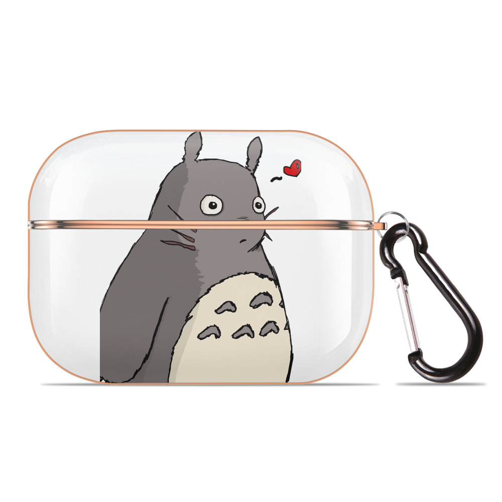 となりのトトロ 草壁メイ 草壁サツキ My Neighbor Totoro Satsuki Kusakabe Mei Kusakabe 【AirPods Pro用】ハードシェル保護ケース｜耐衝撃・防指紋・カラビナ付き商品仕様