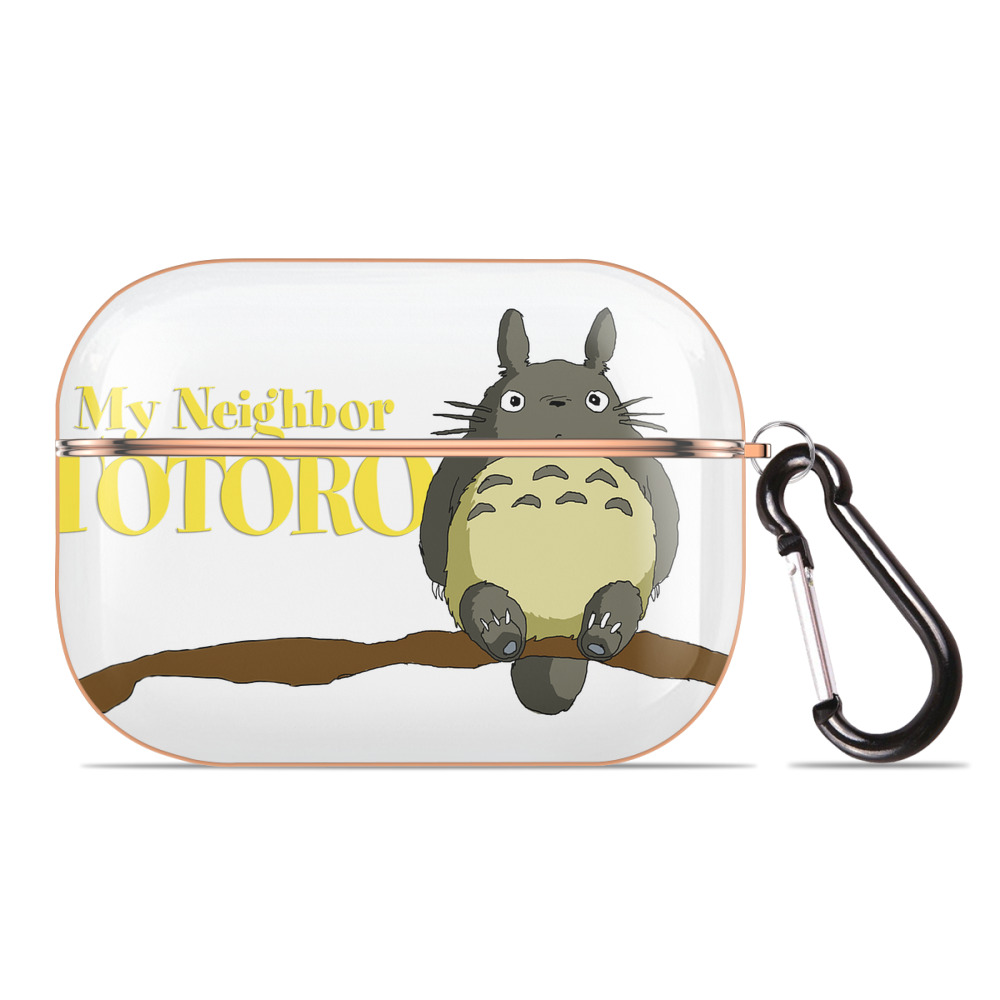 となりのトトロ 草壁メイ 草壁サツキ My Neighbor Totoro Satsuki Kusakabe Mei Kusakabe 【AirPods Pro用】ハードシェル保護ケース｜耐衝撃・防指紋・カラビナ付き商品仕様