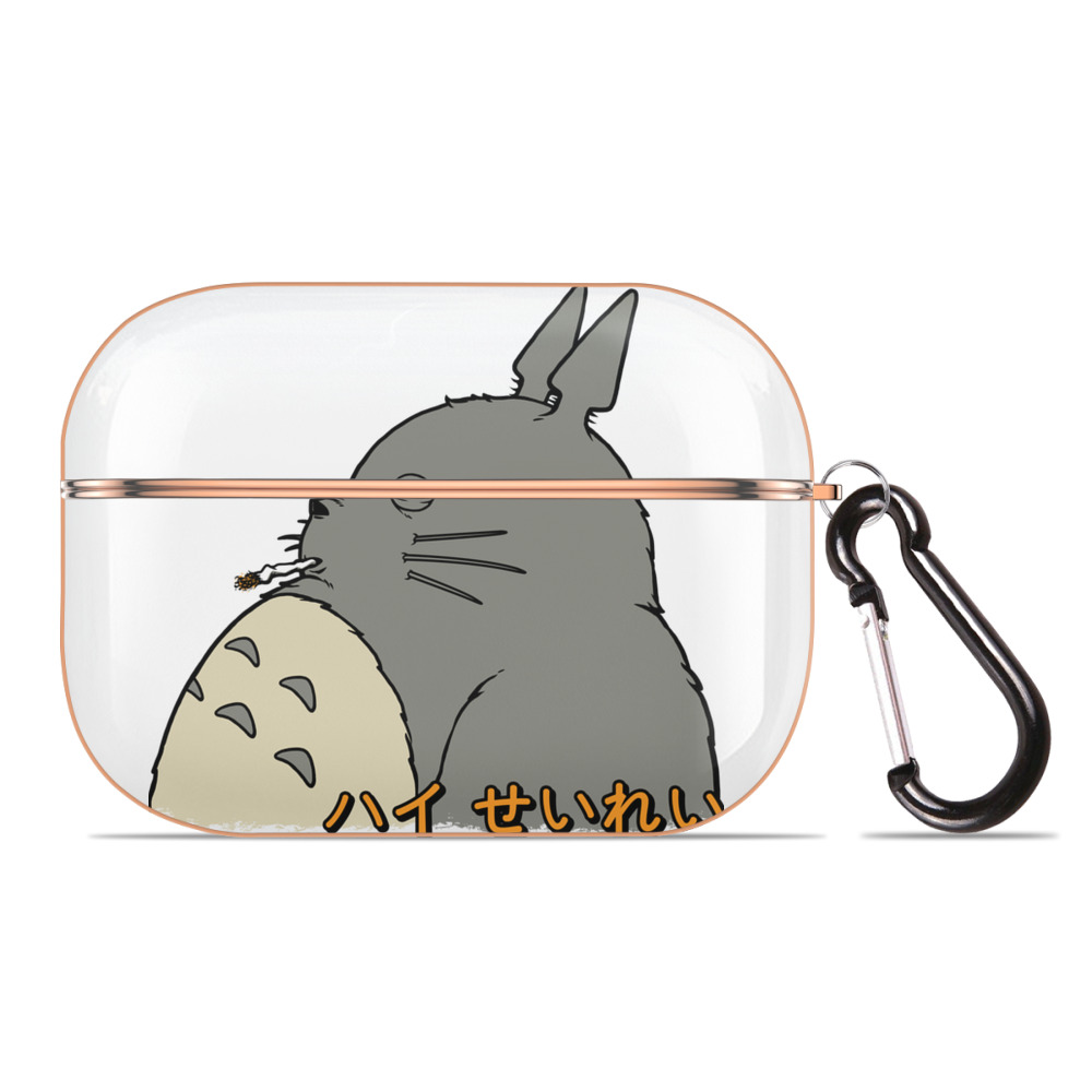 （画像用） となりのトトロ 草壁メイ 草壁サツキ My Neighbor Totoro Satsuki Kusakabe Mei Kusakabe 【AirPods Pro用】ハードシェル保護ケース｜耐衝撃・防指紋・カラビナ付き商品仕様