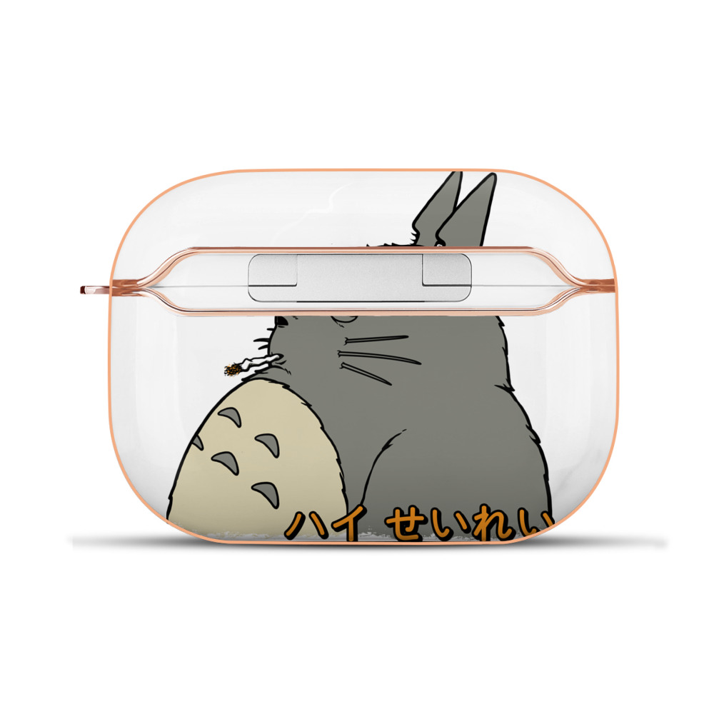 （画像用） となりのトトロ 草壁メイ 草壁サツキ My Neighbor Totoro Satsuki Kusakabe Mei Kusakabe 【AirPods Pro用】ハードシェル保護ケース｜耐衝撃・防指紋・カラビナ付き商品仕様