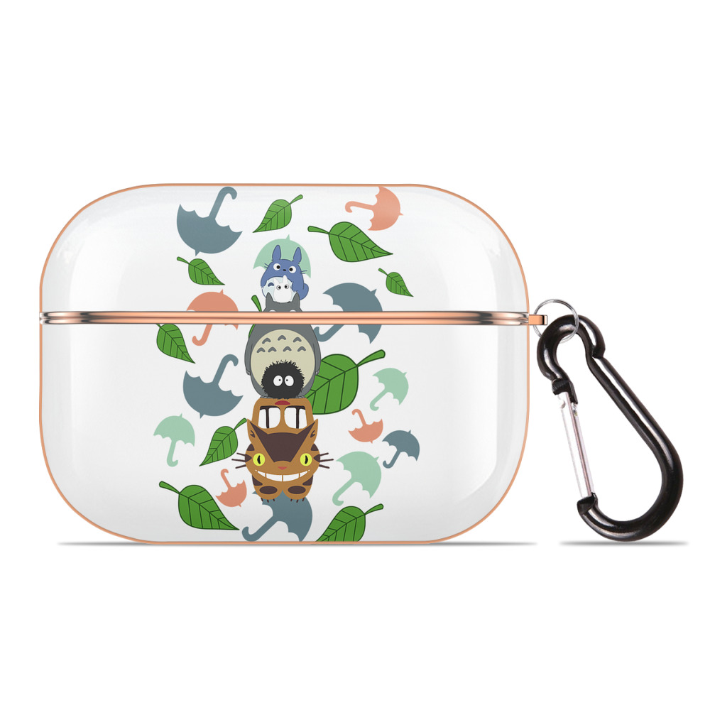 となりのトトロ 草壁メイ 草壁サツキ My Neighbor Totoro Satsuki Kusakabe Mei Kusakabe 【AirPods Pro用】ハードシェル保護ケース｜耐衝撃・防指紋・カラビナ付き商品仕様