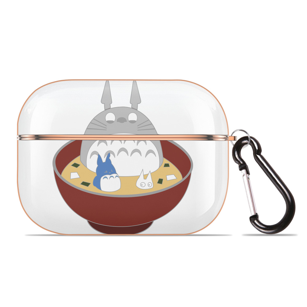 となりのトトロ 草壁メイ 草壁サツキ My Neighbor Totoro Satsuki Kusakabe Mei Kusakabe 【AirPods Pro用】ハードシェル保護ケース｜耐衝撃・防指紋・カラビナ付き商品仕様