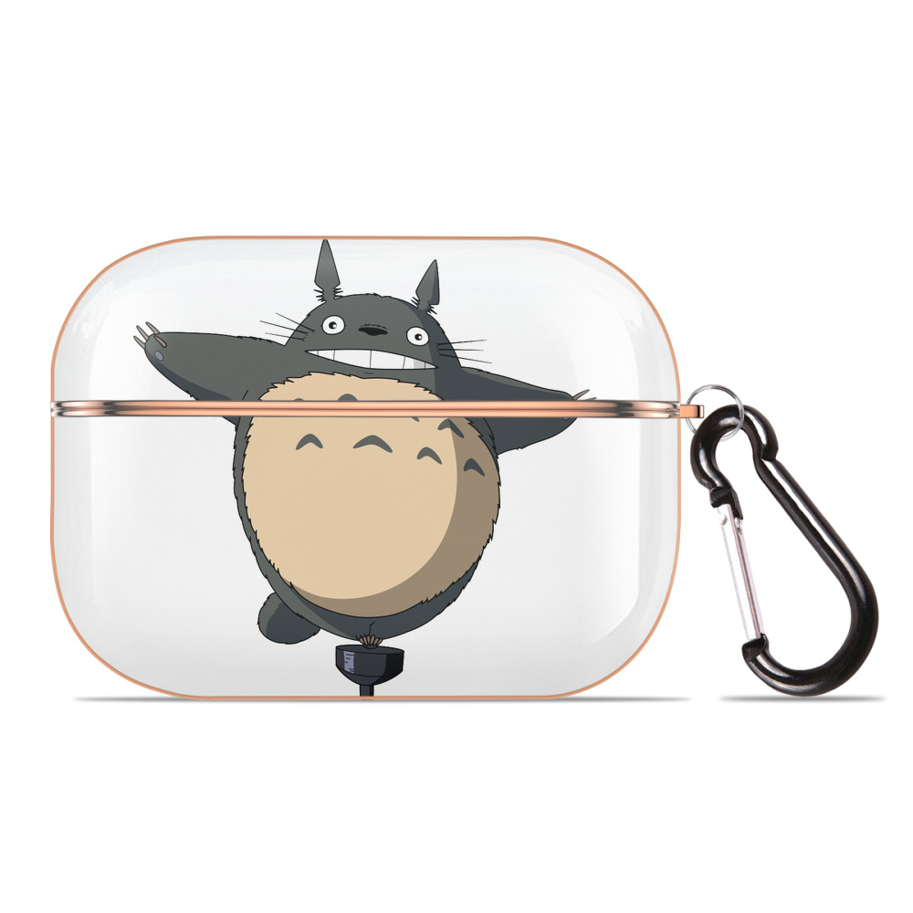 となりのトトロ 草壁メイ 草壁サツキ My Neighbor Totoro Satsuki Kusakabe Mei Kusakabe 【AirPods Pro用】ハードシェル保護ケース｜耐衝撃・防指紋・カラビナ付き商品仕様