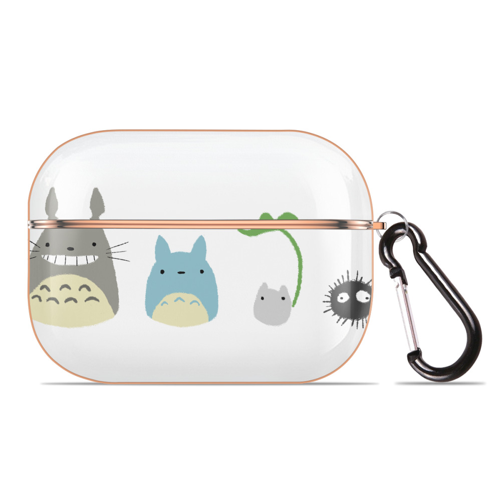 となりのトトロ 草壁メイ 草壁サツキ My Neighbor Totoro Satsuki Kusakabe Mei Kusakabe 【AirPods Pro用】ハードシェル保護ケース｜耐衝撃・防指紋・カラビナ付き商品仕様