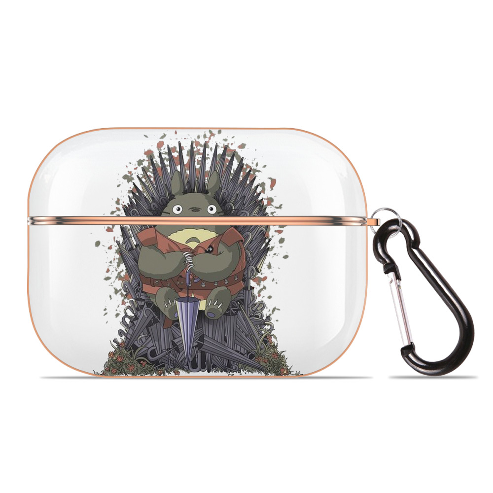 となりのトトロ 草壁メイ 草壁サツキ My Neighbor Totoro Satsuki Kusakabe Mei Kusakabe 【AirPods Pro用】ハードシェル保護ケース｜耐衝撃・防指紋・カラビナ付き商品仕様