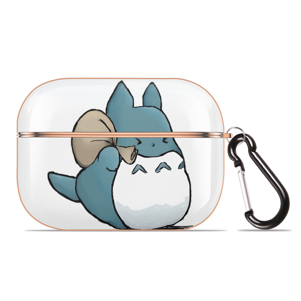 となりのトトロ 草壁メイ 草壁サツキ My Neighbor Totoro Satsuki Kusakabe Mei Kusakabe 【AirPods Pro用】ハードシェル保護ケース｜耐衝撃・防指紋・カラビナ付き商品仕様