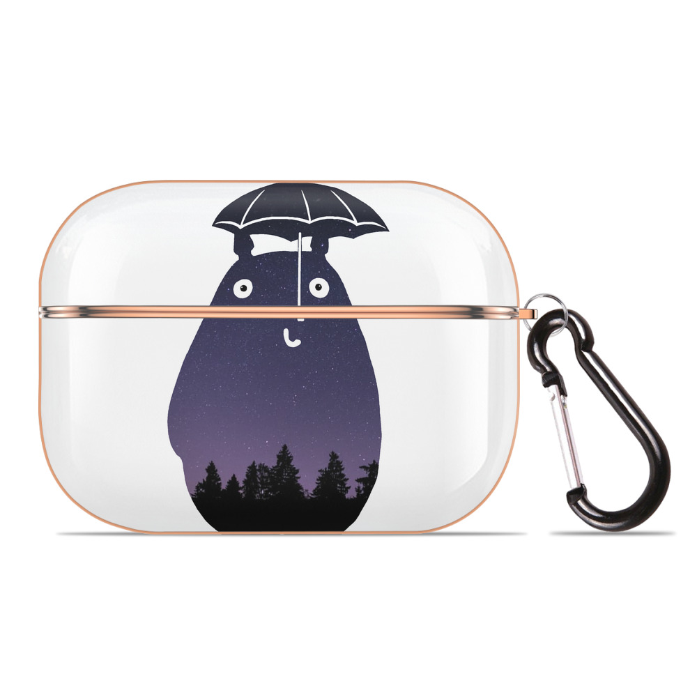 となりのトトロ 草壁メイ 草壁サツキ My Neighbor Totoro Satsuki Kusakabe Mei Kusakabe 【AirPods Pro用】ハードシェル保護ケース｜耐衝撃・防指紋・カラビナ付き商品仕様