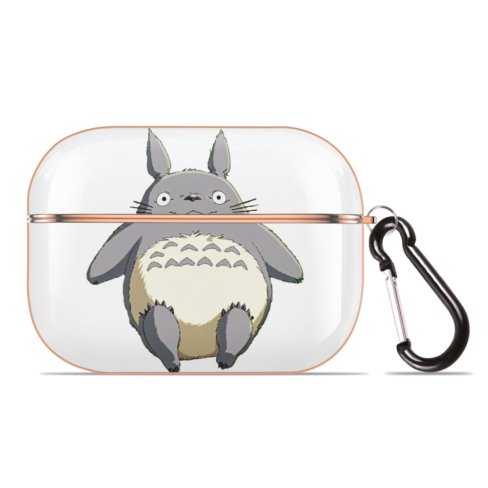 となりのトトロ 草壁メイ 草壁サツキ My Neighbor Totoro Satsuki Kusakabe Mei Kusakabe 【AirPods Pro用】ハードシェル保護ケース｜耐衝撃・防指紋・カラビナ付き商品仕様