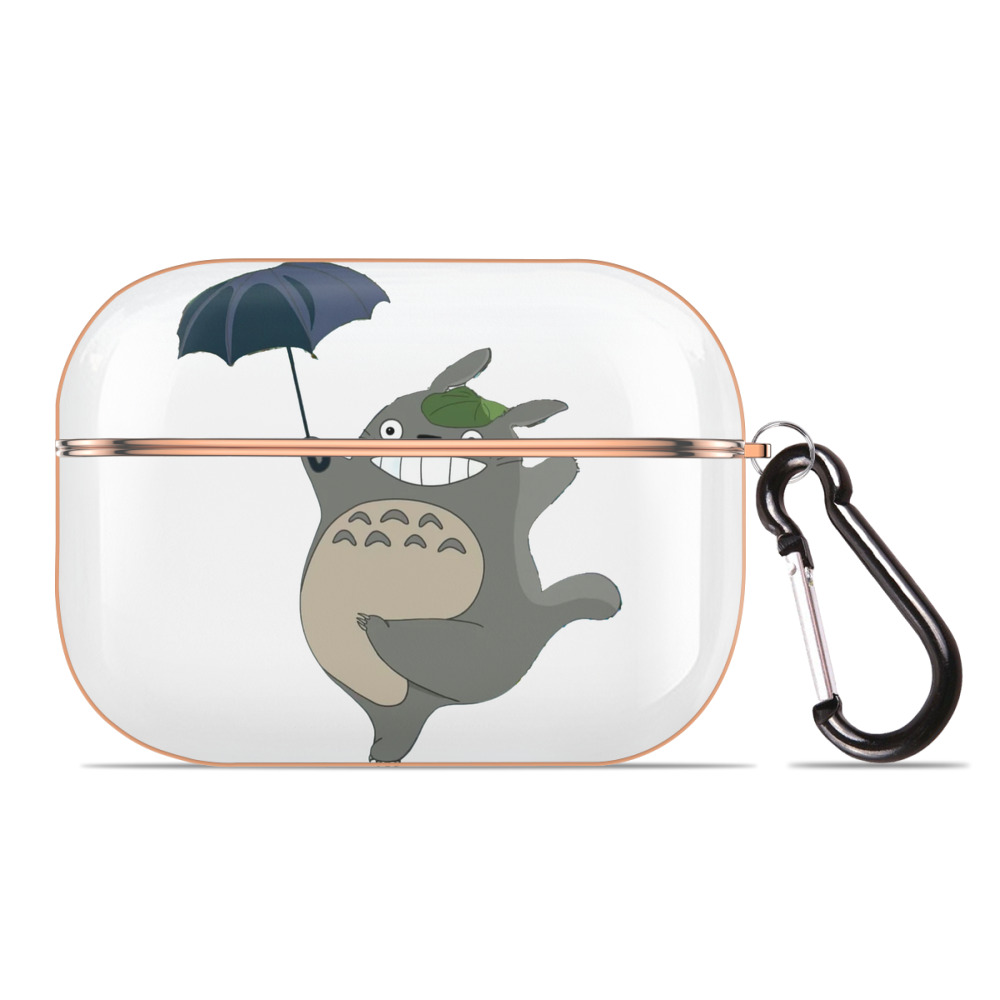 となりのトトロ 草壁メイ 草壁サツキ My Neighbor Totoro Satsuki Kusakabe Mei Kusakabe 【AirPods Pro用】ハードシェル保護ケース｜耐衝撃・防指紋・カラビナ付き商品仕様