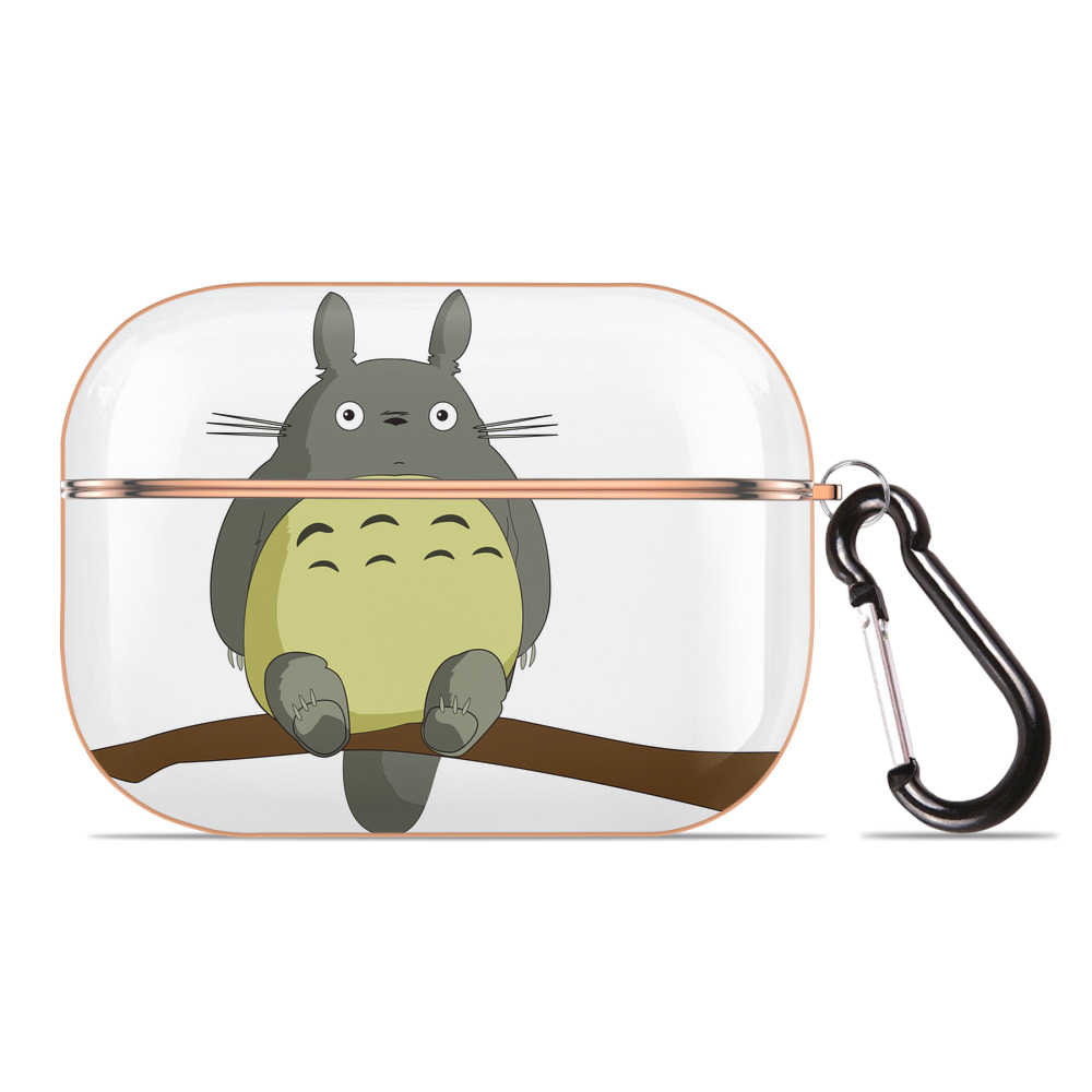 となりのトトロ 草壁メイ 草壁サツキ My Neighbor Totoro Satsuki Kusakabe Mei Kusakabe 【AirPods Pro用】ハードシェル保護ケース｜耐衝撃・防指紋・カラビナ付き商品仕様