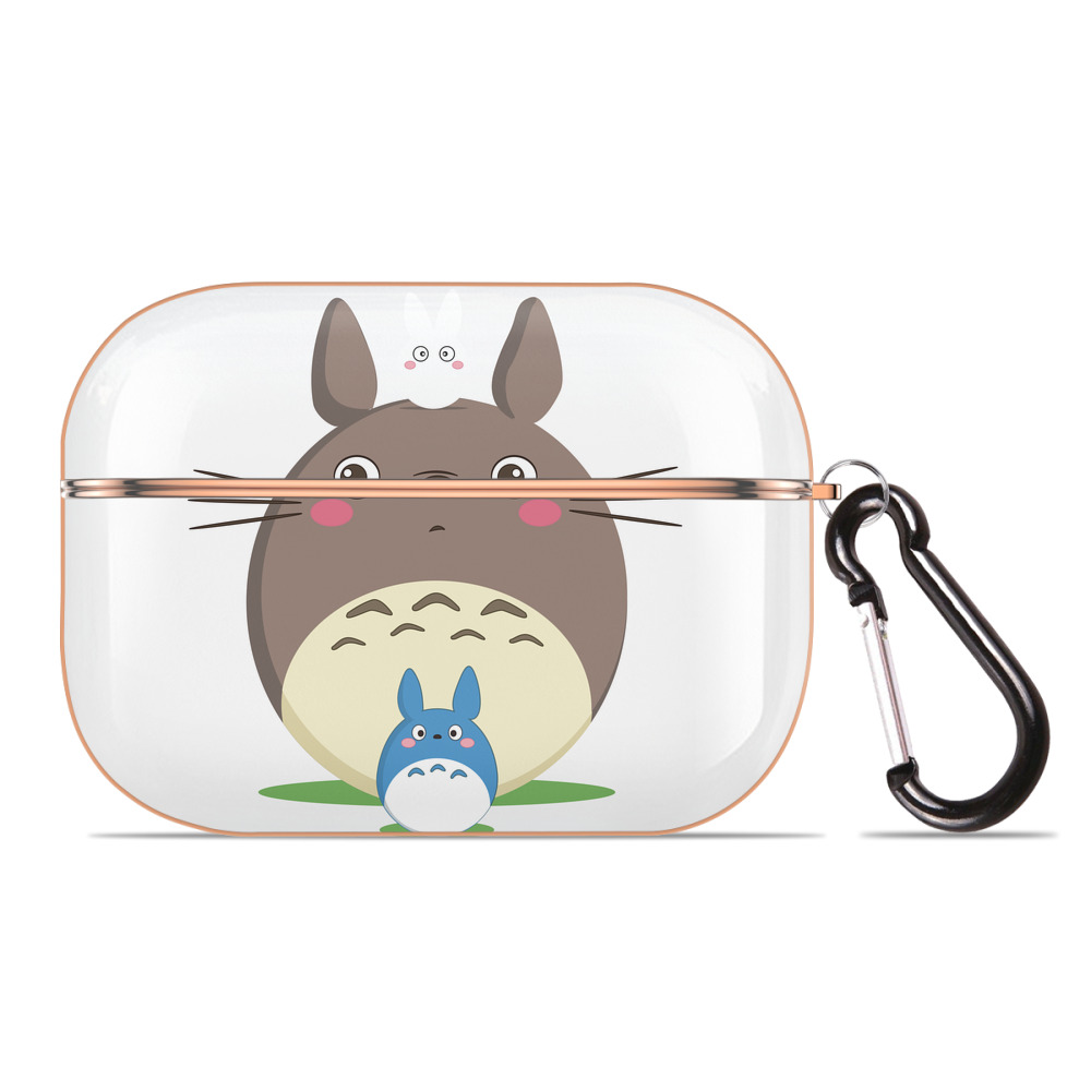 となりのトトロ 草壁メイ 草壁サツキ My Neighbor Totoro Satsuki Kusakabe Mei Kusakabe 【AirPods Pro用】ハードシェル保護ケース｜耐衝撃・防指紋・カラビナ付き商品仕様