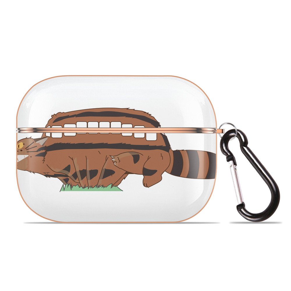 となりのトトロ 草壁メイ 草壁サツキ My Neighbor Totoro Satsuki Kusakabe Mei Kusakabe 【AirPods Pro用】ハードシェル保護ケース｜耐衝撃・防指紋・カラビナ付き商品仕様