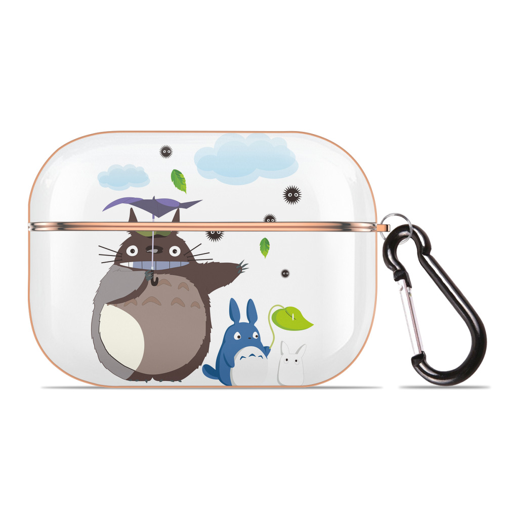 となりのトトロ 草壁メイ 草壁サツキ My Neighbor Totoro Satsuki Kusakabe Mei Kusakabe 【AirPods Pro用】ハードシェル保護ケース｜耐衝撃・防指紋・カラビナ付き商品仕様