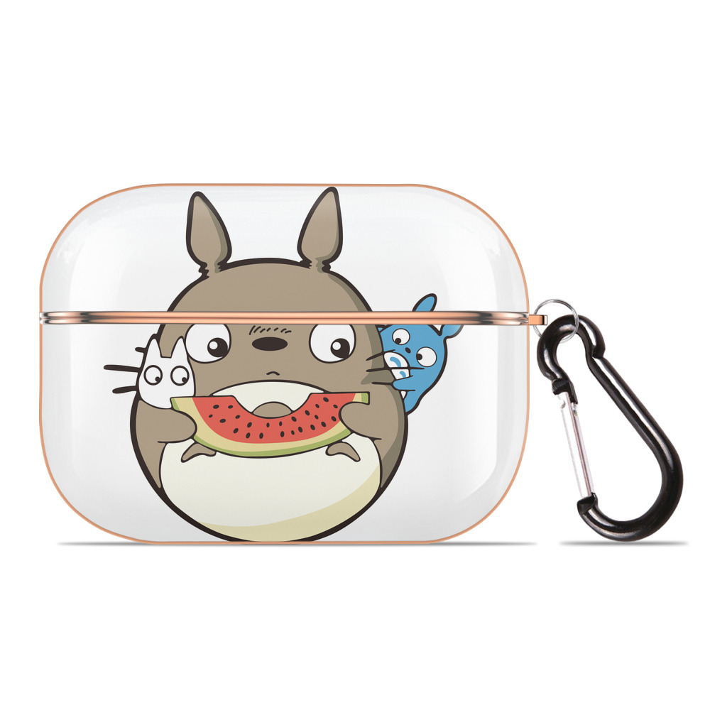 （画像用） となりのトトロ 草壁メイ 草壁サツキ My Neighbor Totoro Satsuki Kusakabe Mei Kusakabe 【AirPods Pro用】ハードシェル保護ケース｜耐衝撃・防指紋・カラビナ付き商品仕様