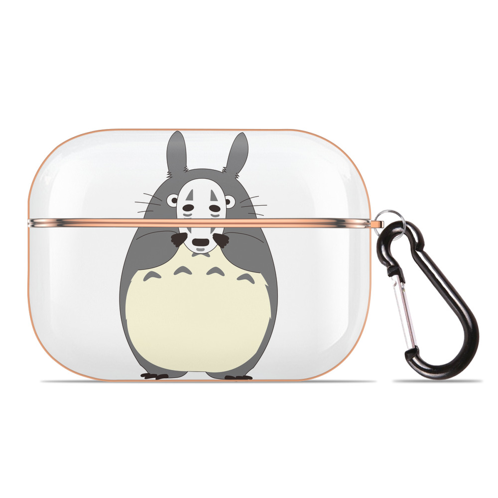 となりのトトロ 草壁メイ 草壁サツキ My Neighbor Totoro Satsuki Kusakabe Mei Kusakabe 【AirPods Pro用】ハードシェル保護ケース｜耐衝撃・防指紋・カラビナ付き商品仕様