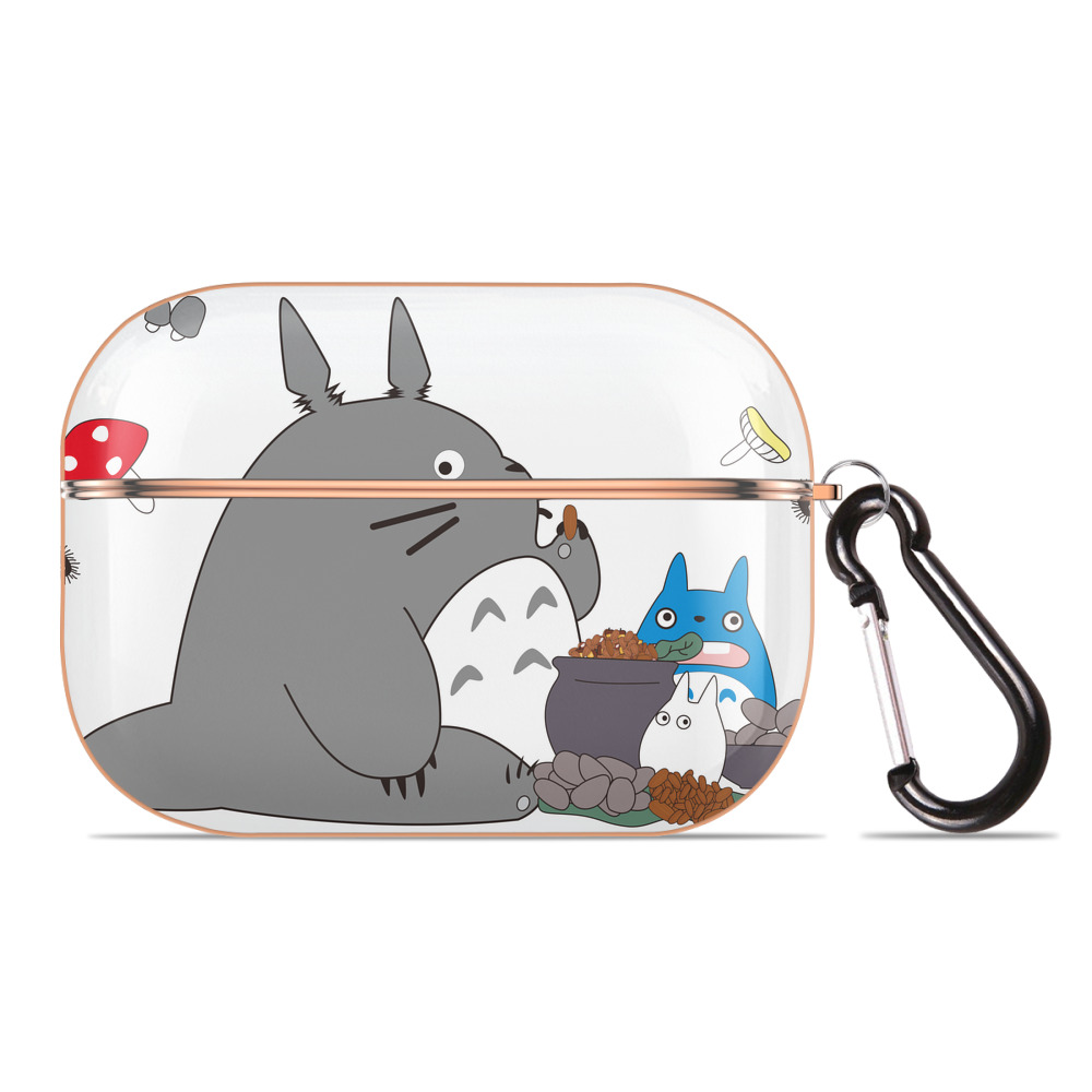 となりのトトロ 草壁メイ 草壁サツキ My Neighbor Totoro Satsuki Kusakabe Mei Kusakabe 【AirPods Pro用】ハードシェル保護ケース｜耐衝撃・防指紋・カラビナ付き商品仕様
