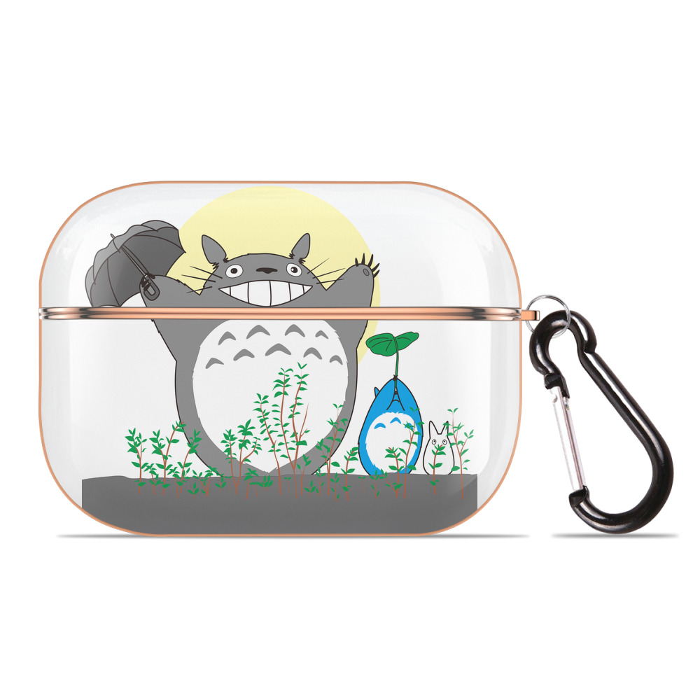 となりのトトロ 草壁メイ 草壁サツキ My Neighbor Totoro Satsuki Kusakabe Mei Kusakabe 【AirPods Pro用】ハードシェル保護ケース｜耐衝撃・防指紋・カラビナ付き商品仕様