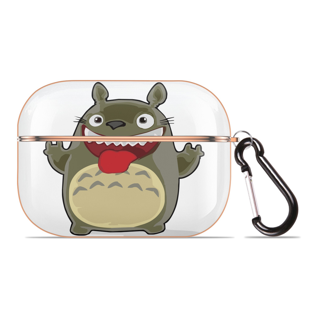 （画像用） となりのトトロ 草壁メイ 草壁サツキ My Neighbor Totoro Satsuki Kusakabe Mei Kusakabe 【AirPods Pro用】ハードシェル保護ケース｜耐衝撃・防指紋・カラビナ付き商品仕様
