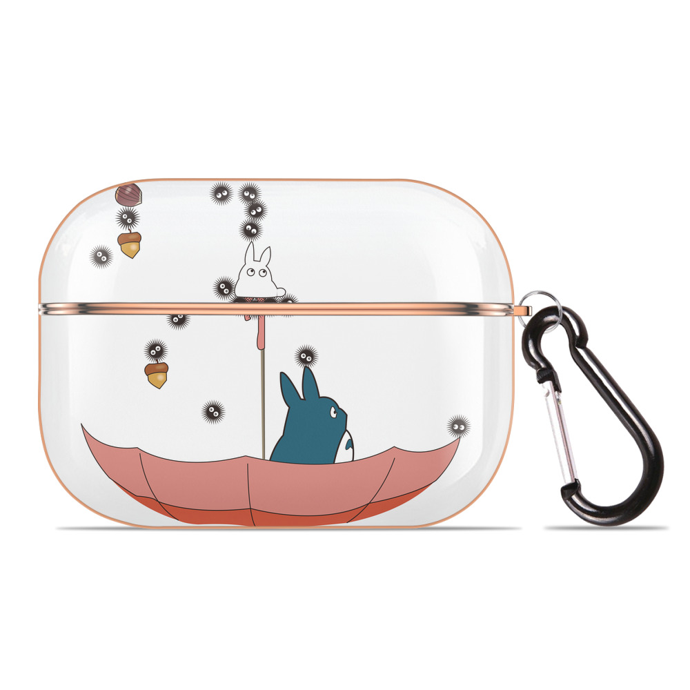 となりのトトロ 草壁メイ 草壁サツキ My Neighbor Totoro Satsuki Kusakabe Mei Kusakabe 【AirPods Pro用】ハードシェル保護ケース｜耐衝撃・防指紋・カラビナ付き商品仕様