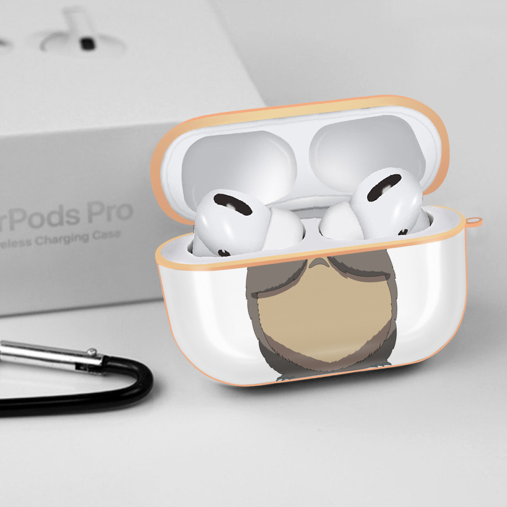 となりのトトロ 草壁メイ 草壁サツキ My Neighbor Totoro Satsuki Kusakabe Mei Kusakabe 【AirPods Pro用】ハードシェル保護ケース｜耐衝撃・防指紋・カラビナ付き商品仕様