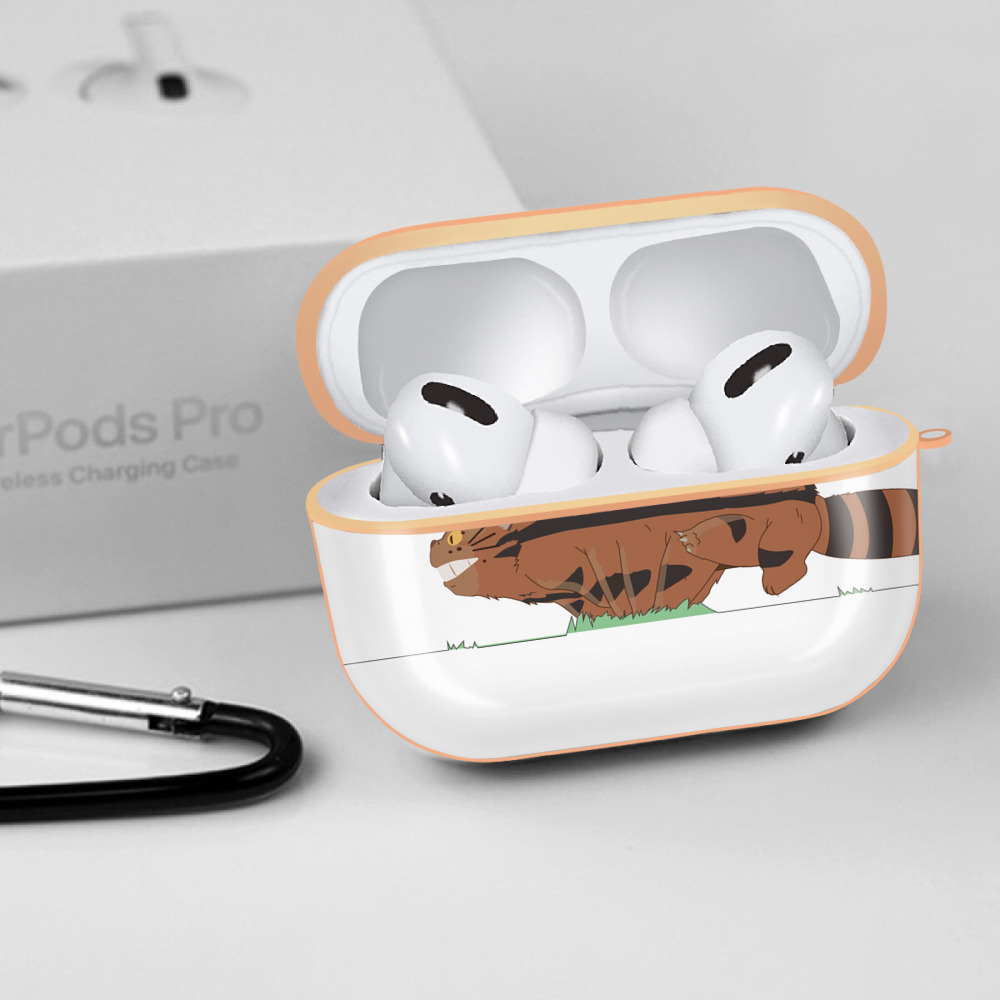 となりのトトロ 草壁メイ 草壁サツキ My Neighbor Totoro Satsuki Kusakabe Mei Kusakabe 【AirPods Pro用】ハードシェル保護ケース｜耐衝撃・防指紋・カラビナ付き商品仕様