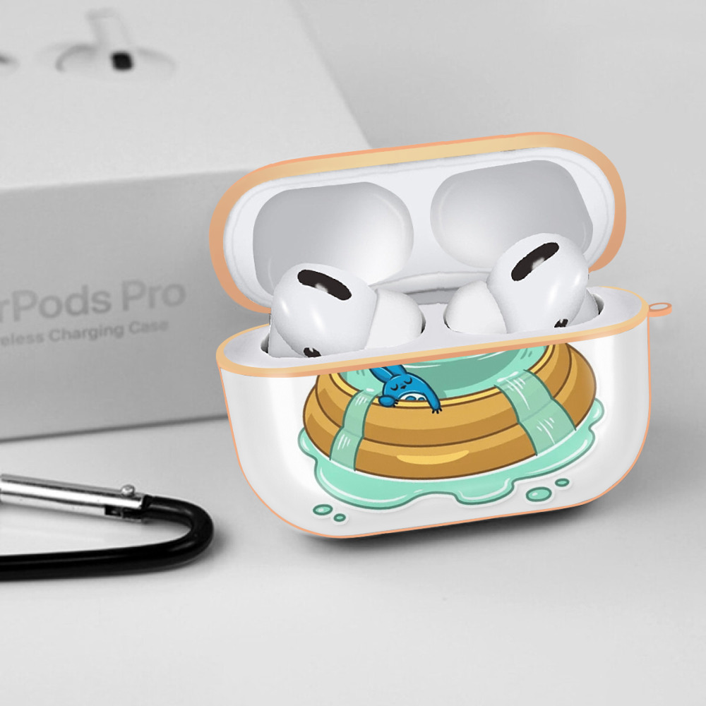 となりのトトロ 草壁メイ 草壁サツキ My Neighbor Totoro Satsuki Kusakabe Mei Kusakabe 【AirPods Pro用】ハードシェル保護ケース｜耐衝撃・防指紋・カラビナ付き商品仕様