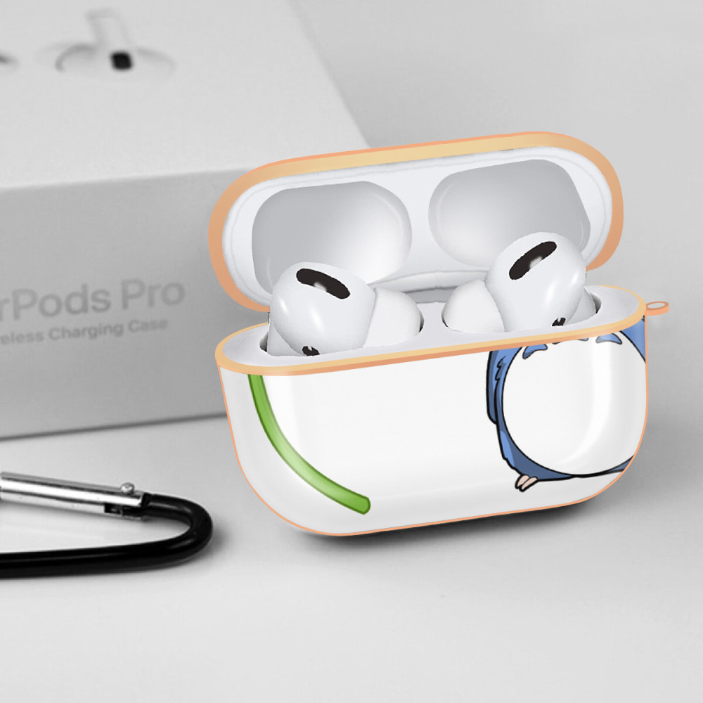 となりのトトロ 草壁メイ 草壁サツキ My Neighbor Totoro Satsuki Kusakabe Mei Kusakabe 【AirPods Pro用】ハードシェル保護ケース｜耐衝撃・防指紋・カラビナ付き商品仕様