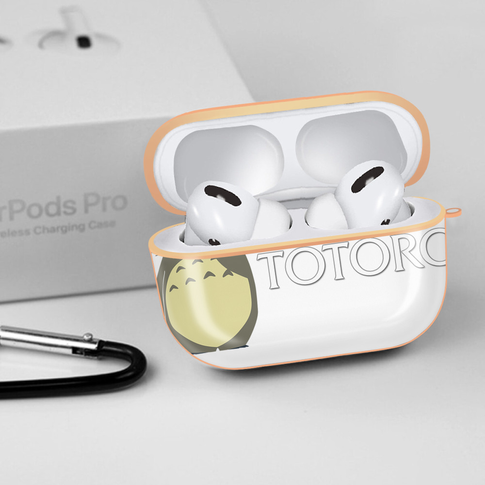 となりのトトロ 草壁メイ 草壁サツキ My Neighbor Totoro Satsuki Kusakabe Mei Kusakabe 【AirPods Pro用】ハードシェル保護ケース｜耐衝撃・防指紋・カラビナ付き商品仕様