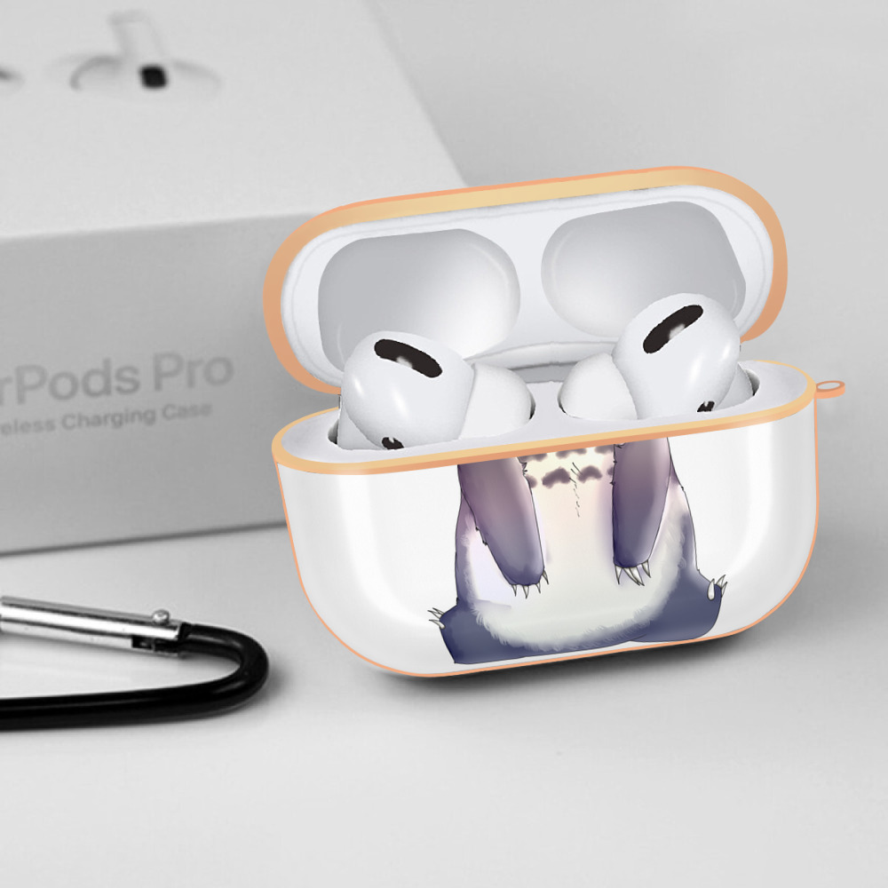 となりのトトロ 草壁メイ 草壁サツキ My Neighbor Totoro Satsuki Kusakabe Mei Kusakabe 【AirPods Pro用】ハードシェル保護ケース｜耐衝撃・防指紋・カラビナ付き商品仕様