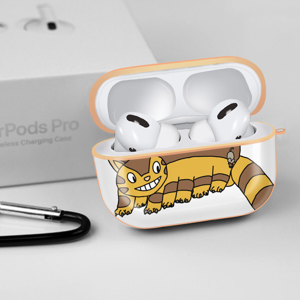 となりのトトロ 草壁メイ 草壁サツキ My Neighbor Totoro Satsuki Kusakabe Mei Kusakabe 【AirPods Pro用】ハードシェル保護ケース｜耐衝撃・防指紋・カラビナ付き商品仕様