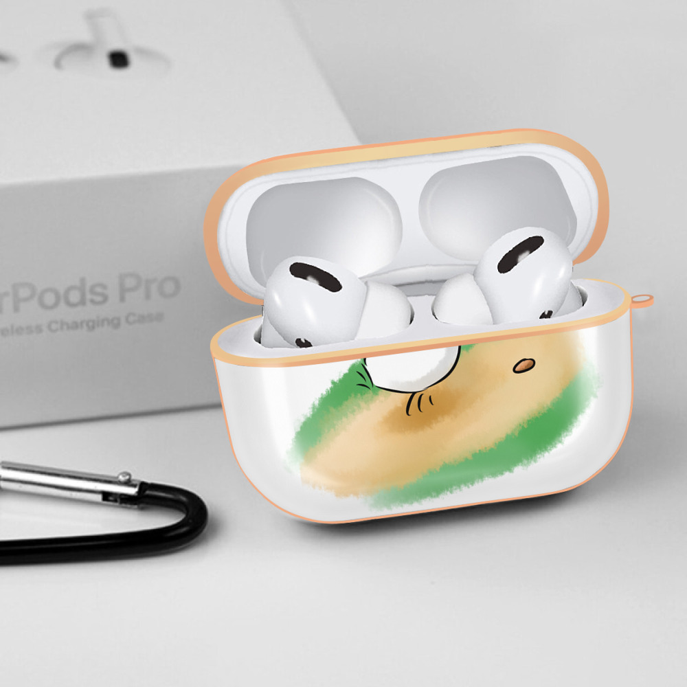 となりのトトロ 草壁メイ 草壁サツキ My Neighbor Totoro Satsuki Kusakabe Mei Kusakabe 【AirPods Pro用】ハードシェル保護ケース｜耐衝撃・防指紋・カラビナ付き商品仕様