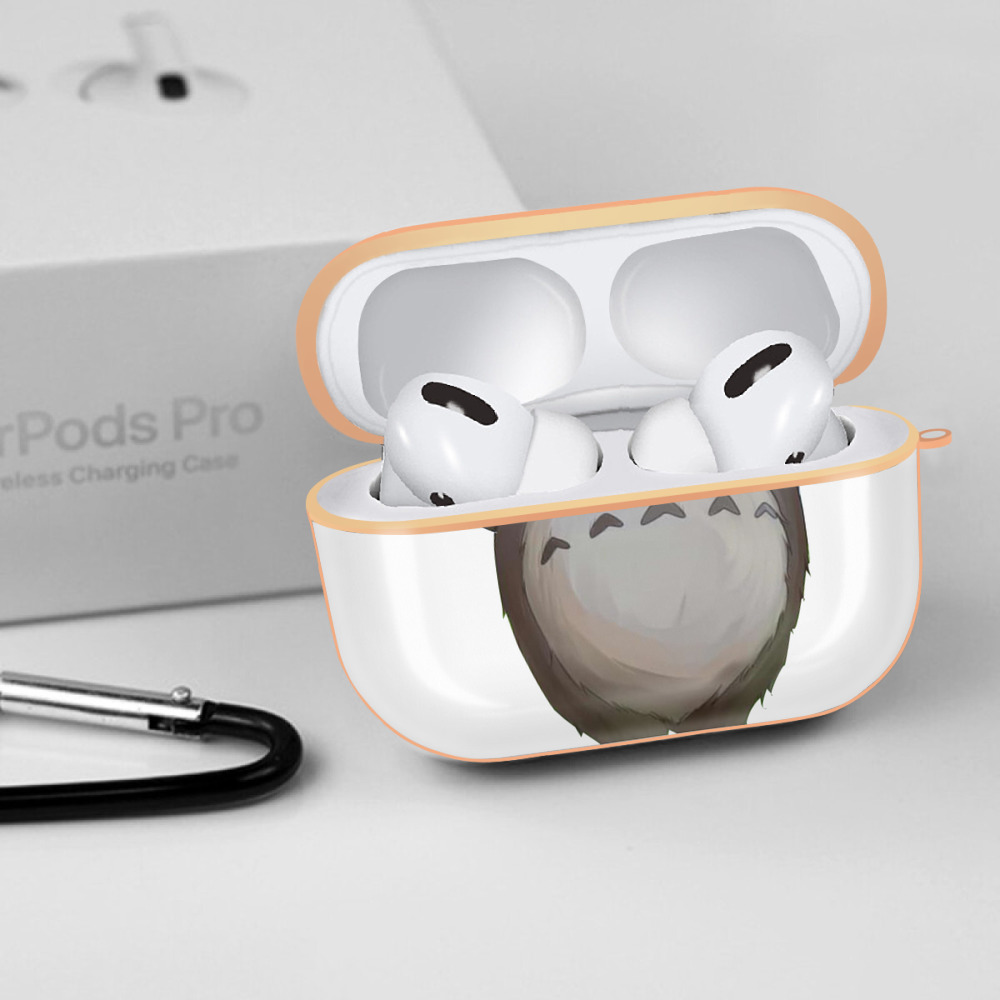 となりのトトロ 草壁メイ 草壁サツキ My Neighbor Totoro Satsuki Kusakabe Mei Kusakabe 【AirPods Pro用】ハードシェル保護ケース｜耐衝撃・防指紋・カラビナ付き商品仕様