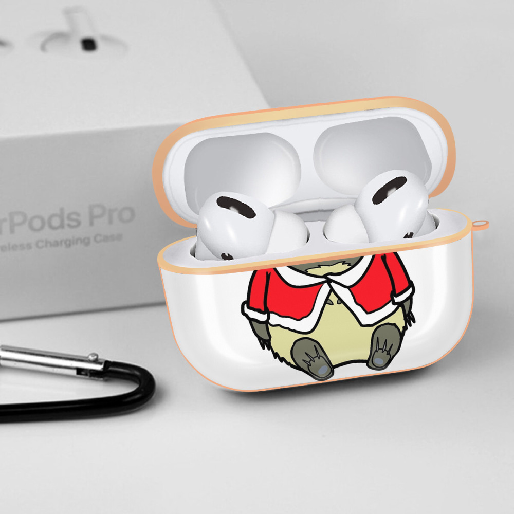 となりのトトロ 草壁メイ 草壁サツキ My Neighbor Totoro Satsuki Kusakabe Mei Kusakabe 【AirPods Pro用】ハードシェル保護ケース｜耐衝撃・防指紋・カラビナ付き商品仕様