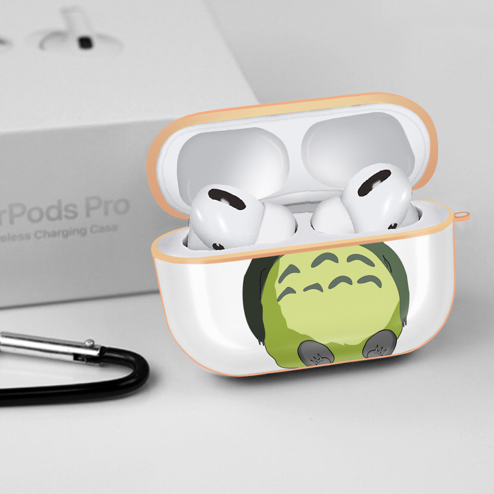 となりのトトロ 草壁メイ 草壁サツキ My Neighbor Totoro Satsuki Kusakabe Mei Kusakabe 【AirPods Pro用】ハードシェル保護ケース｜耐衝撃・防指紋・カラビナ付き商品仕様