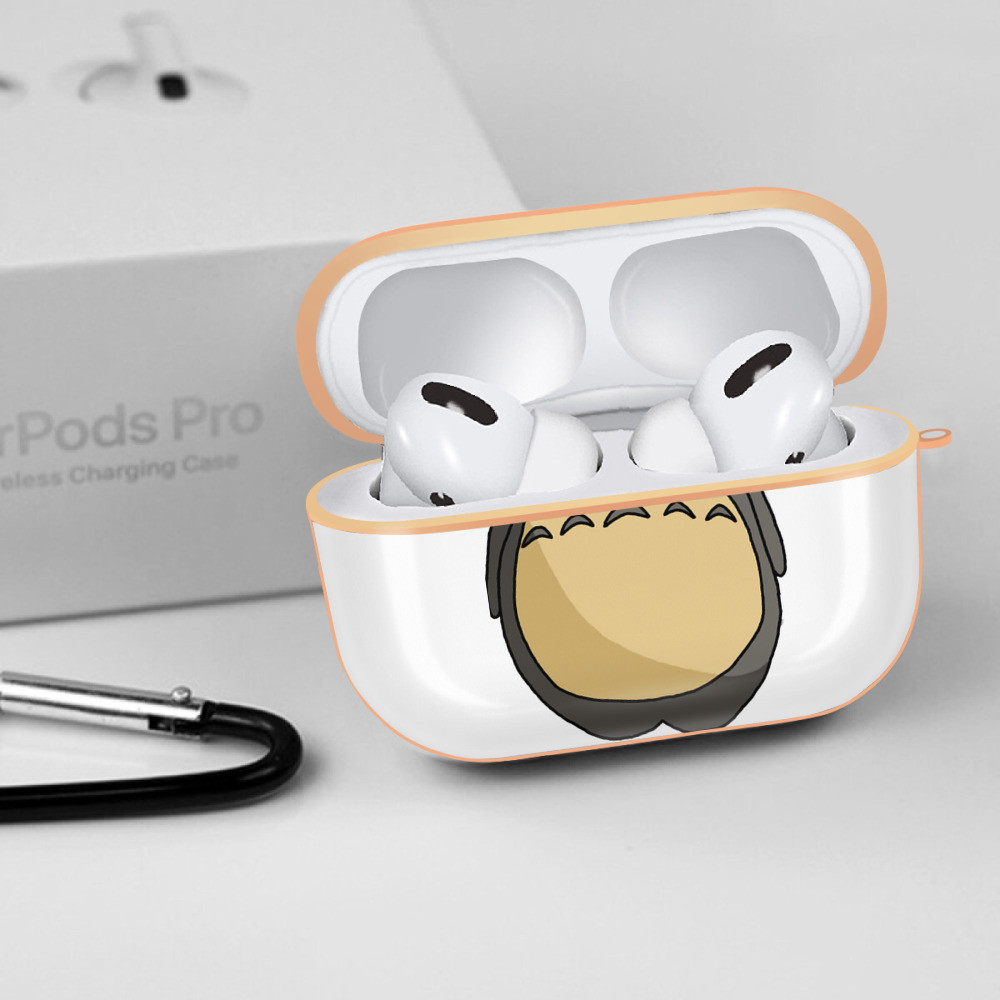 となりのトトロ 草壁メイ 草壁サツキ My Neighbor Totoro Satsuki Kusakabe Mei Kusakabe 【AirPods Pro用】ハードシェル保護ケース｜耐衝撃・防指紋・カラビナ付き商品仕様