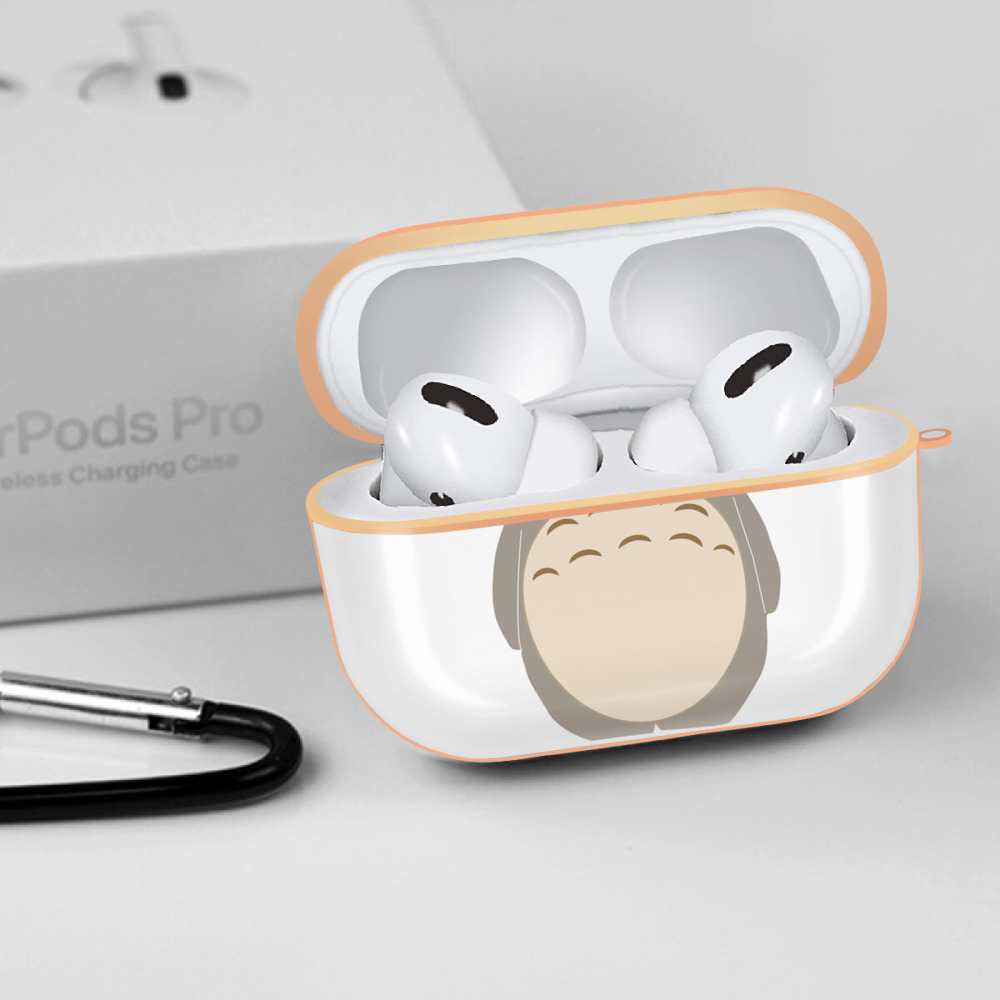 となりのトトロ 草壁メイ 草壁サツキ My Neighbor Totoro Satsuki Kusakabe Mei Kusakabe 【AirPods Pro用】ハードシェル保護ケース｜耐衝撃・防指紋・カラビナ付き商品仕様