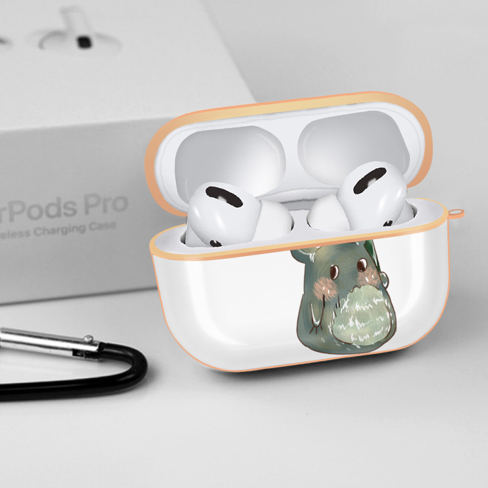 となりのトトロ 草壁メイ 草壁サツキ My Neighbor Totoro Satsuki Kusakabe Mei Kusakabe 【AirPods Pro用】ハードシェル保護ケース｜耐衝撃・防指紋・カラビナ付き商品仕様