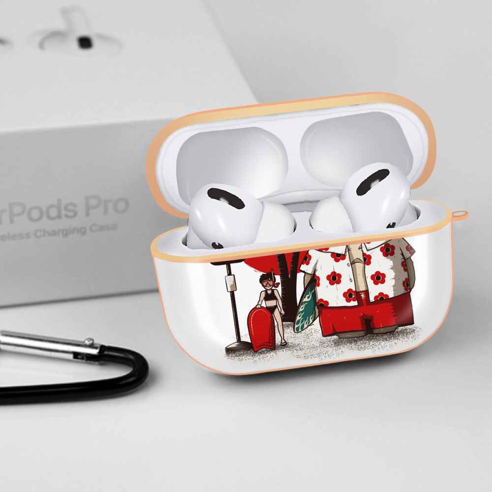 となりのトトロ 草壁メイ 草壁サツキ My Neighbor Totoro Satsuki Kusakabe Mei Kusakabe 【AirPods Pro用】ハードシェル保護ケース｜耐衝撃・防指紋・カラビナ付き商品仕様