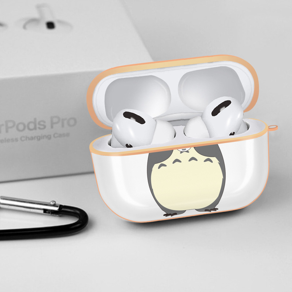 となりのトトロ 草壁メイ 草壁サツキ My Neighbor Totoro Satsuki Kusakabe Mei Kusakabe 【AirPods Pro用】ハードシェル保護ケース｜耐衝撃・防指紋・カラビナ付き商品仕様