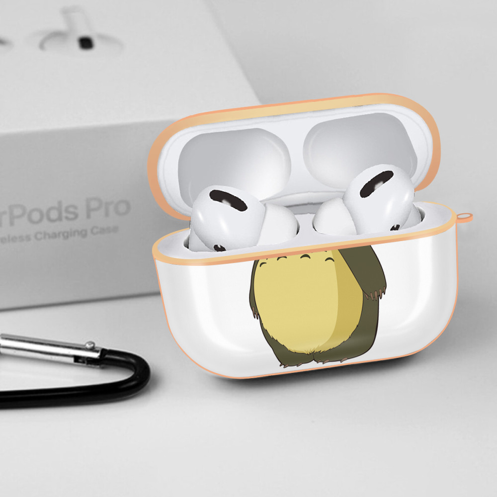となりのトトロ 草壁メイ 草壁サツキ My Neighbor Totoro Satsuki Kusakabe Mei Kusakabe 【AirPods Pro用】ハードシェル保護ケース｜耐衝撃・防指紋・カラビナ付き商品仕様